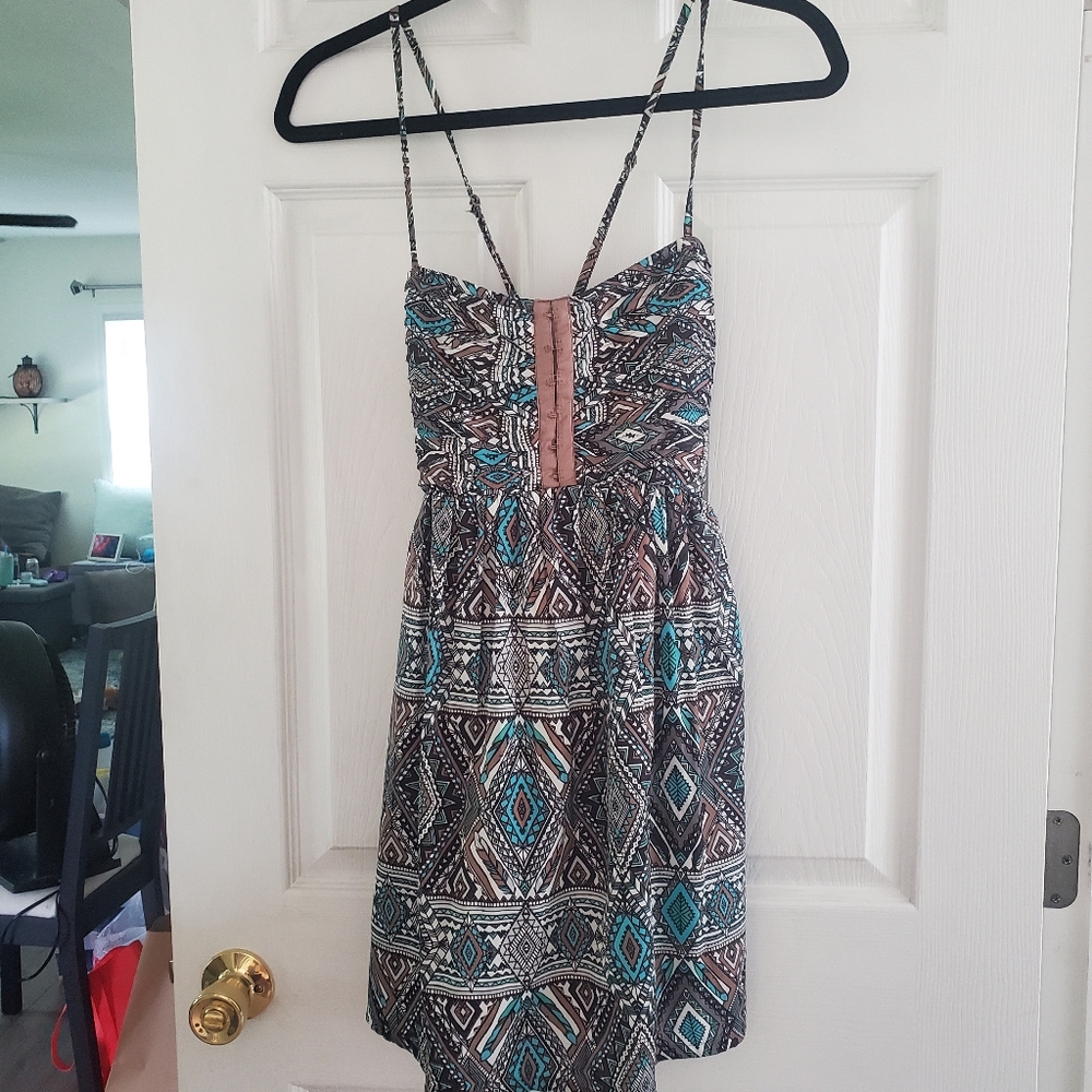 Billabong, S, Aztec Print Summer Dress